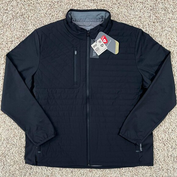 PUMA Men's Scotia 2.0 Quilted PrimaLoft Golf Jacket Black, Size XXL (New) - Picture 1 of 16